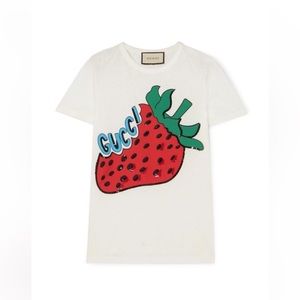 Gucci Strawberry Sequin Tee